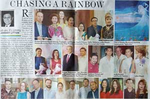 Russian artist Natalya Bronzova recently held an exhibition titled Rainbow of My Soul at Chef Jessie in Rockwell, Makati City