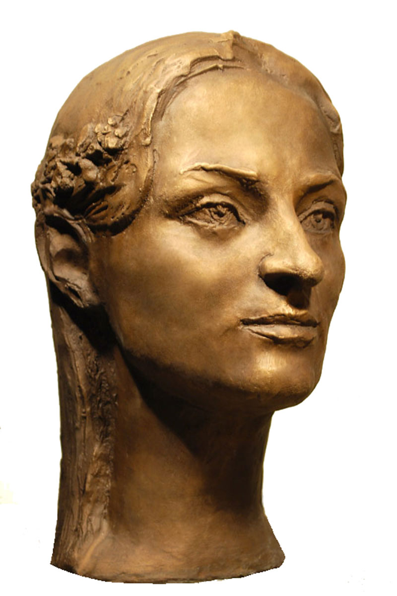 Natalya Bronzova | Bronze works, true ELITE art: Natalya portrait three