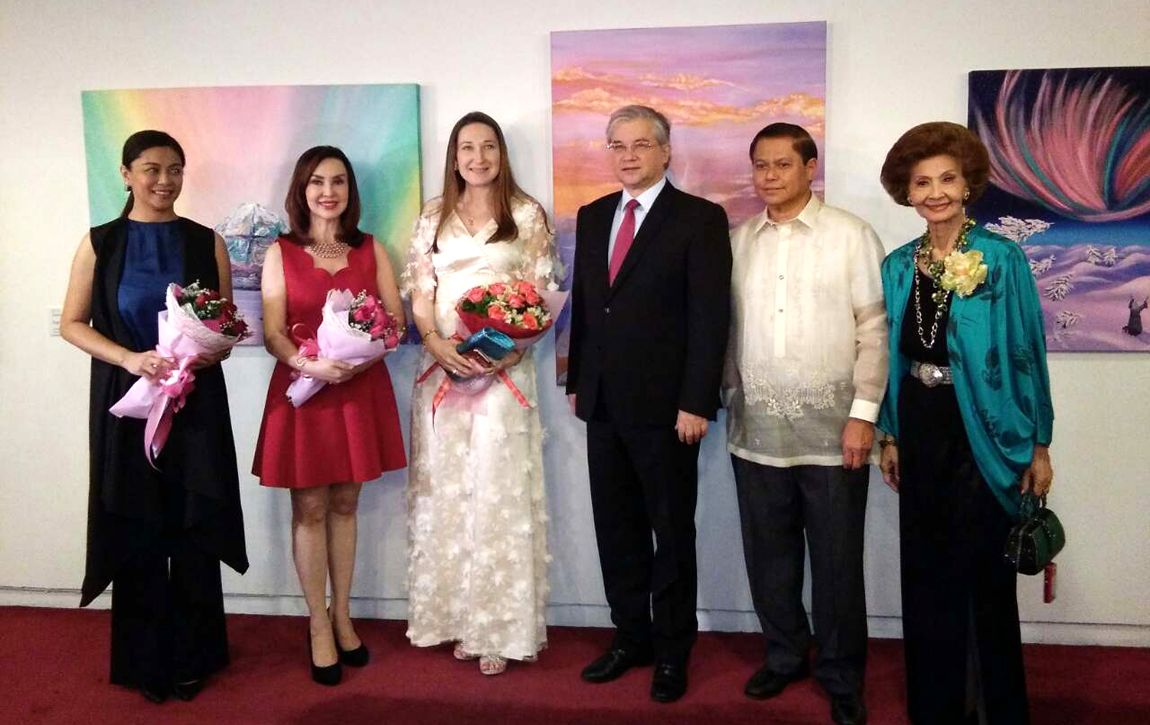 Natalya  Bronzova exhibition at the CCP, Philippines, February 10th 2017