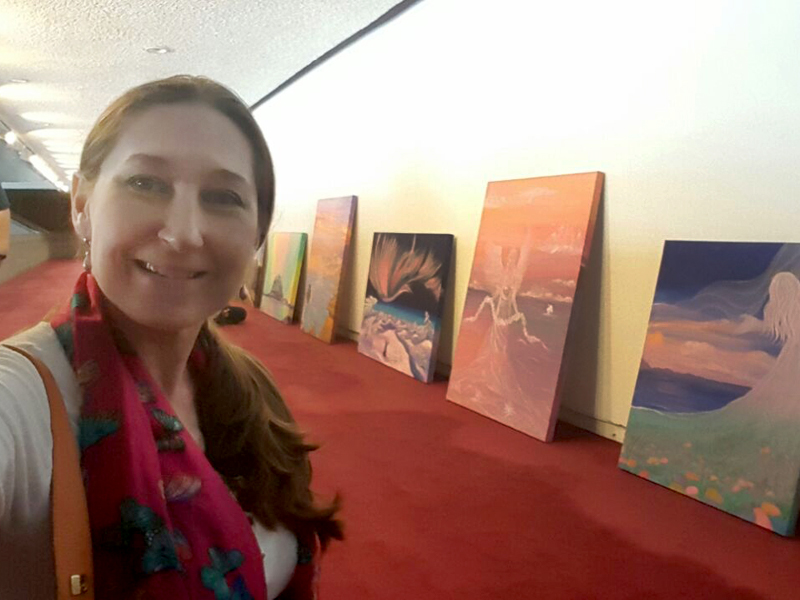 Natalya  Bronzova exhibition at the CCP, Philippines, February 10th 2017