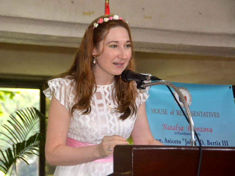 Natalya Bronzova 1st Russian Art exhibition at Philippine's House of Representatives