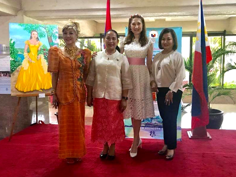 Natalya Bronzova 1st Russian Art exhibition at Philippine's House of Representatives