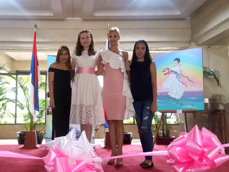 Natalya Bronzova 1st Russian Art exhibition at Philippine's House of Representatives