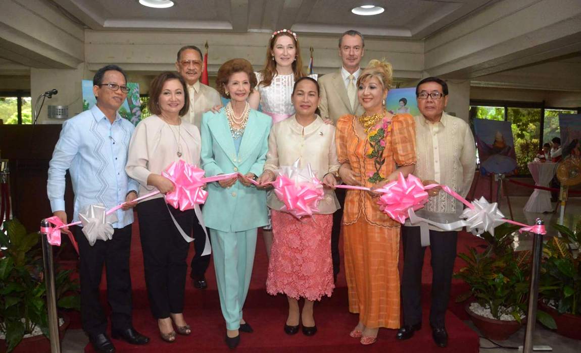 Natalya Bronzova 1st Russian Art exhibition at Philippine's House of Representatives