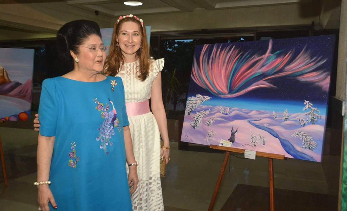 Natalya Bronzova 1st Russian Art exhibition at Philippine's House of Representatives