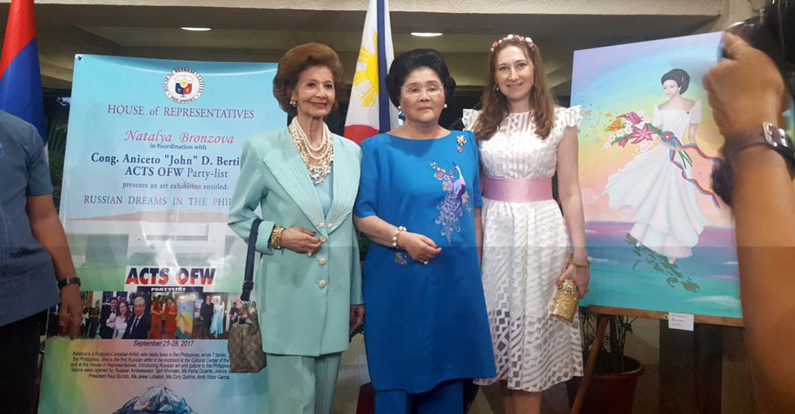 Natalya Bronzova 1st Russian Art exhibition at Philippine's House of Representatives