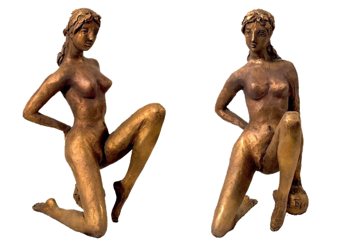 Natalya Bronzova | Bronze works, true ELITE art: Girl with ball