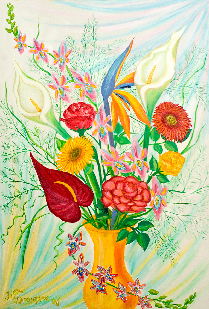 Orange flowers