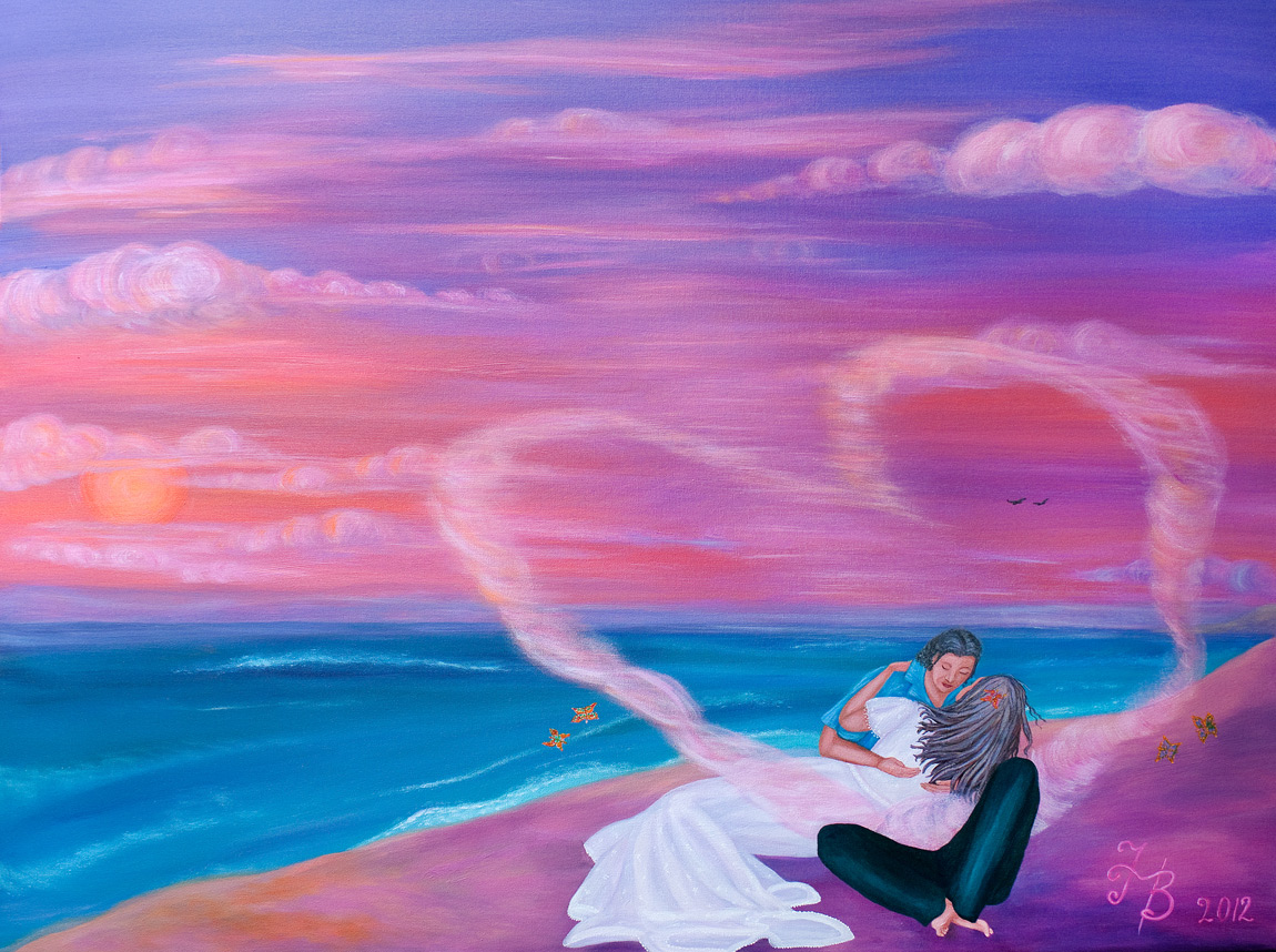 Lovers at the beach