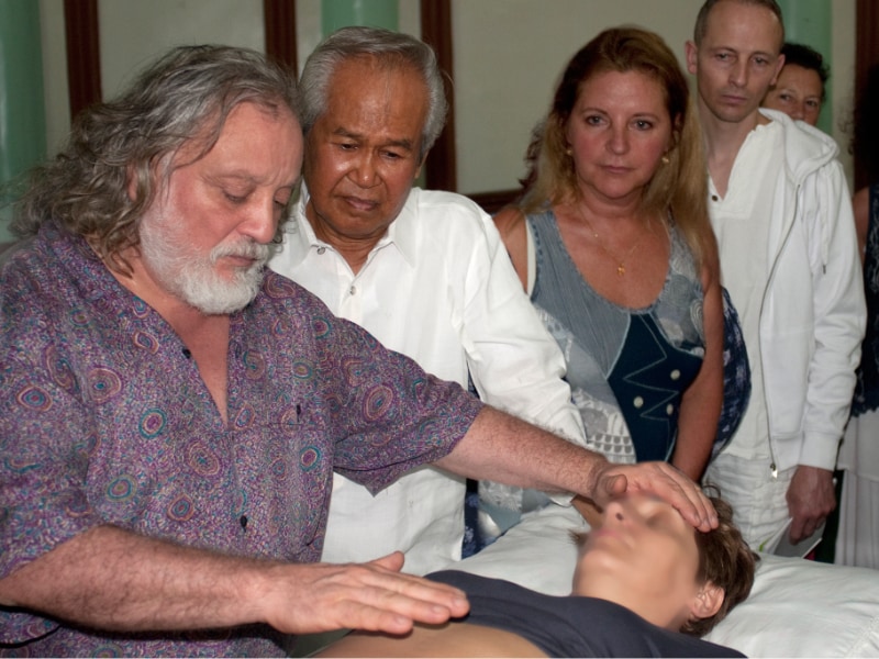 Natalya Bronzova with Alex Orbito at the Pyramid of Asia, Urdaneta, Pagansinan, Philippines
