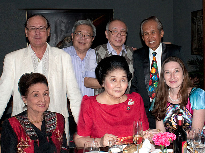 Souvenir pictures with Imelda R. Marcos