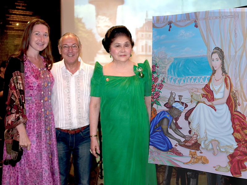 Souvenir pictures with Imelda R. Marcos