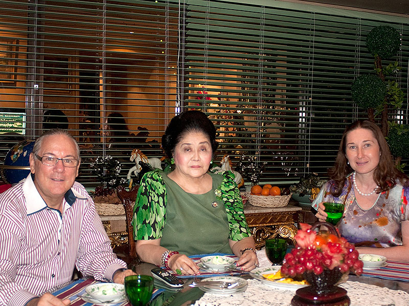 Souvenir pictures with Imelda R. Marcos