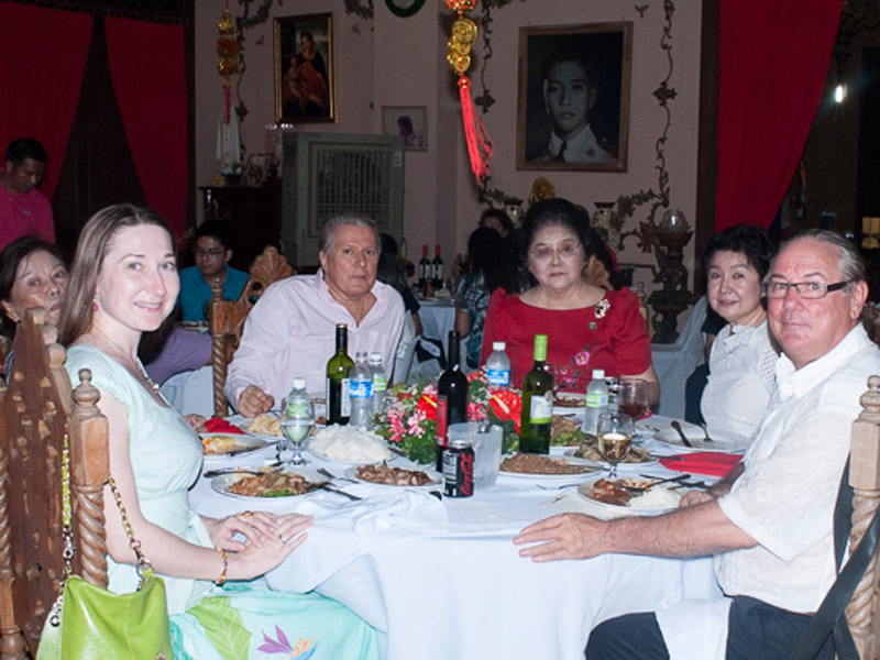 Natalya Bronzova & Andre Beriault at anniversary super of Imelda Marcos in Batac