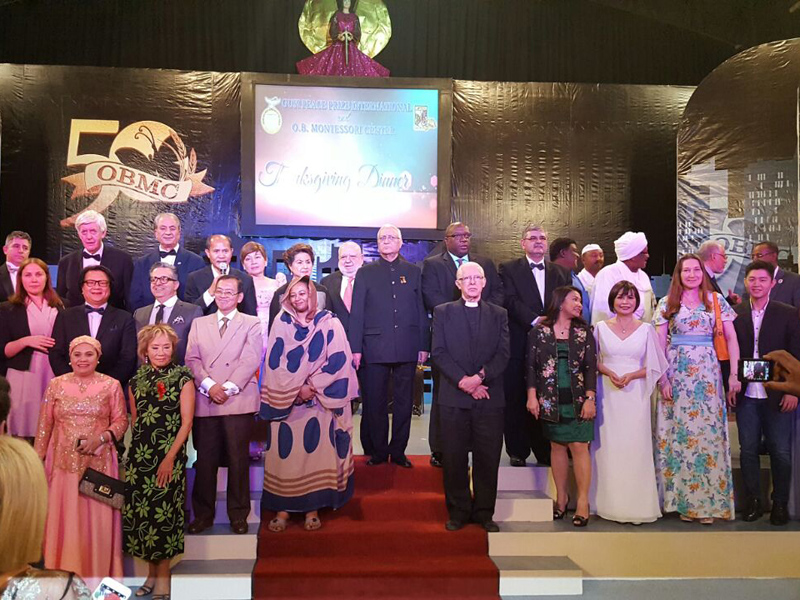 Natalya Bronzova with Gusi Peace Prize laureates 2016
