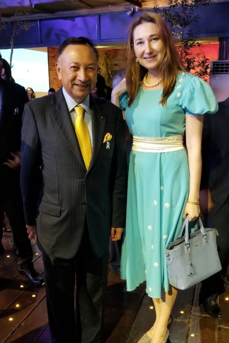 Natalya with Y.A.M. Tunku Naquiyuddin