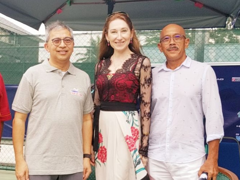 >Natalya with Dato Mirzan Mahathir