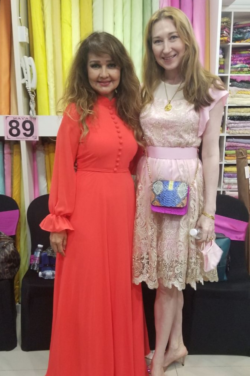 Natalya with Puan Sri Sabrina