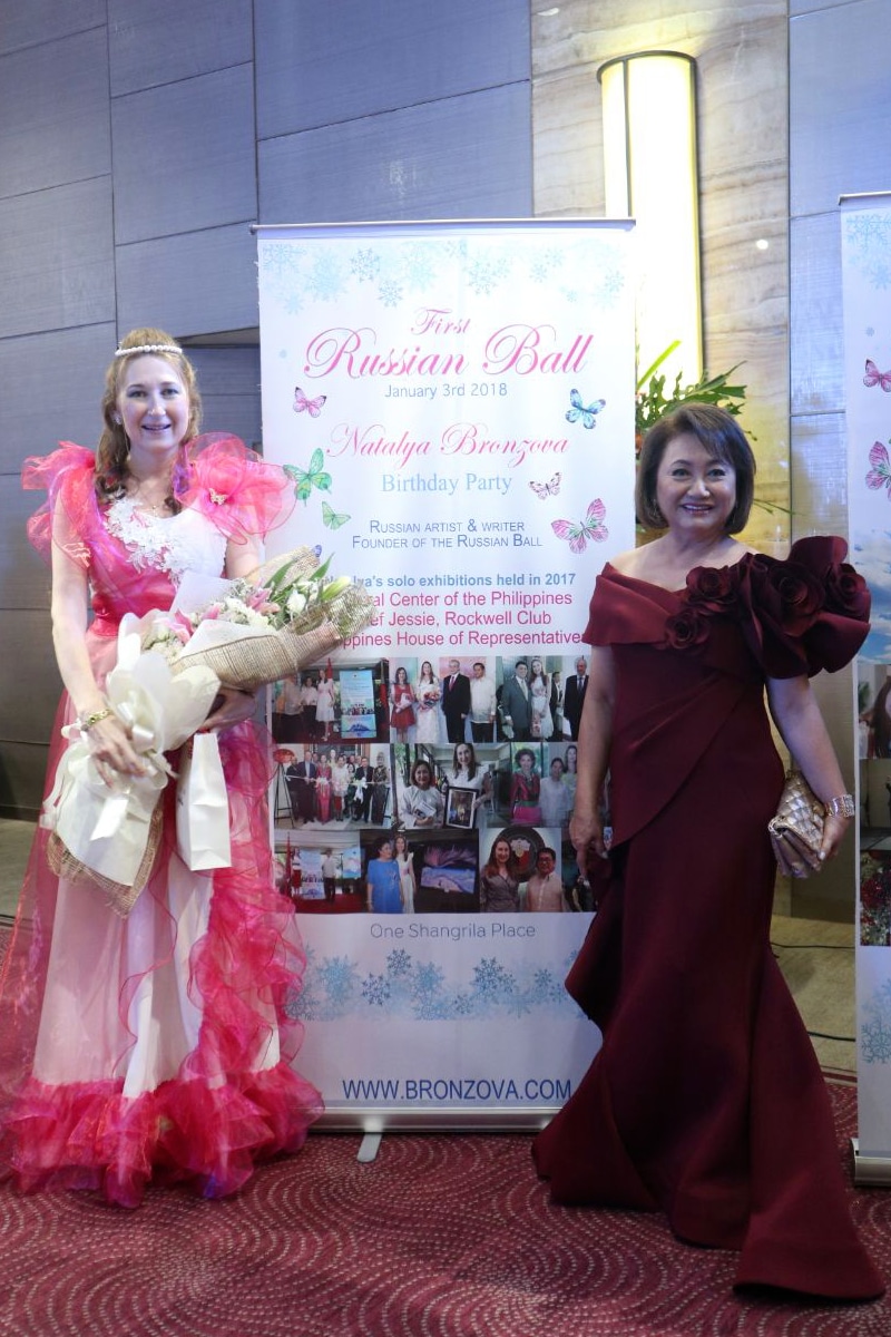 Natalya and Dep. Speaker of Congress Linabelle R. Villarica, 2018