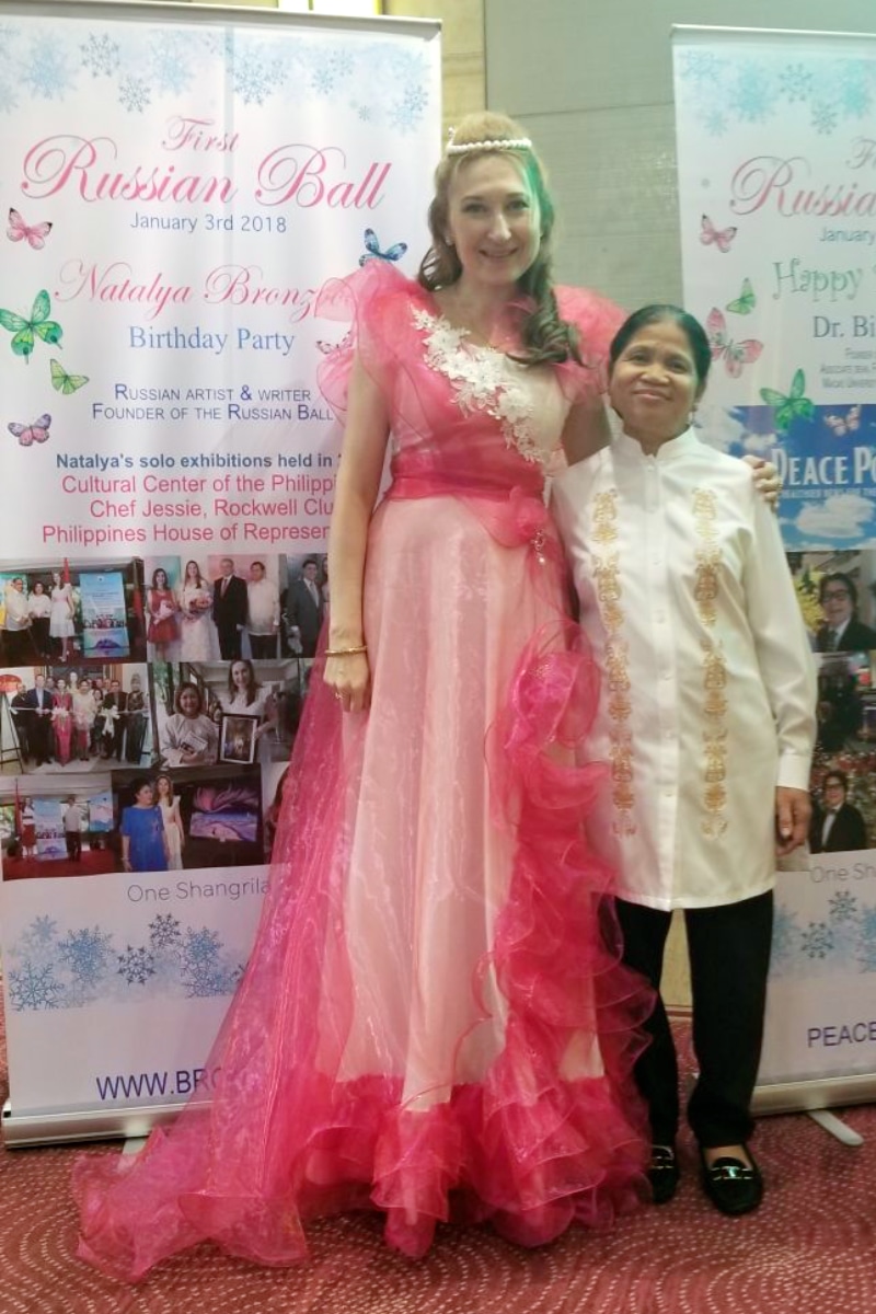 Natalya and Maria Bilasano at Russian Ball, 2018