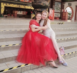 N.Bronzova with Julia Feller